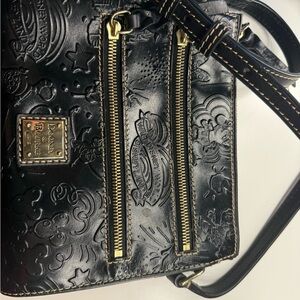 Dooney & Bourke Black Embossed Crossbody Bag